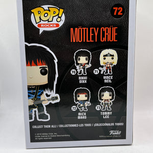 Funko POP! Rocks - Motley Crue - Mick Mars #72 - Vinyl Collectable FRENLY BRICKS - Open 7 Days