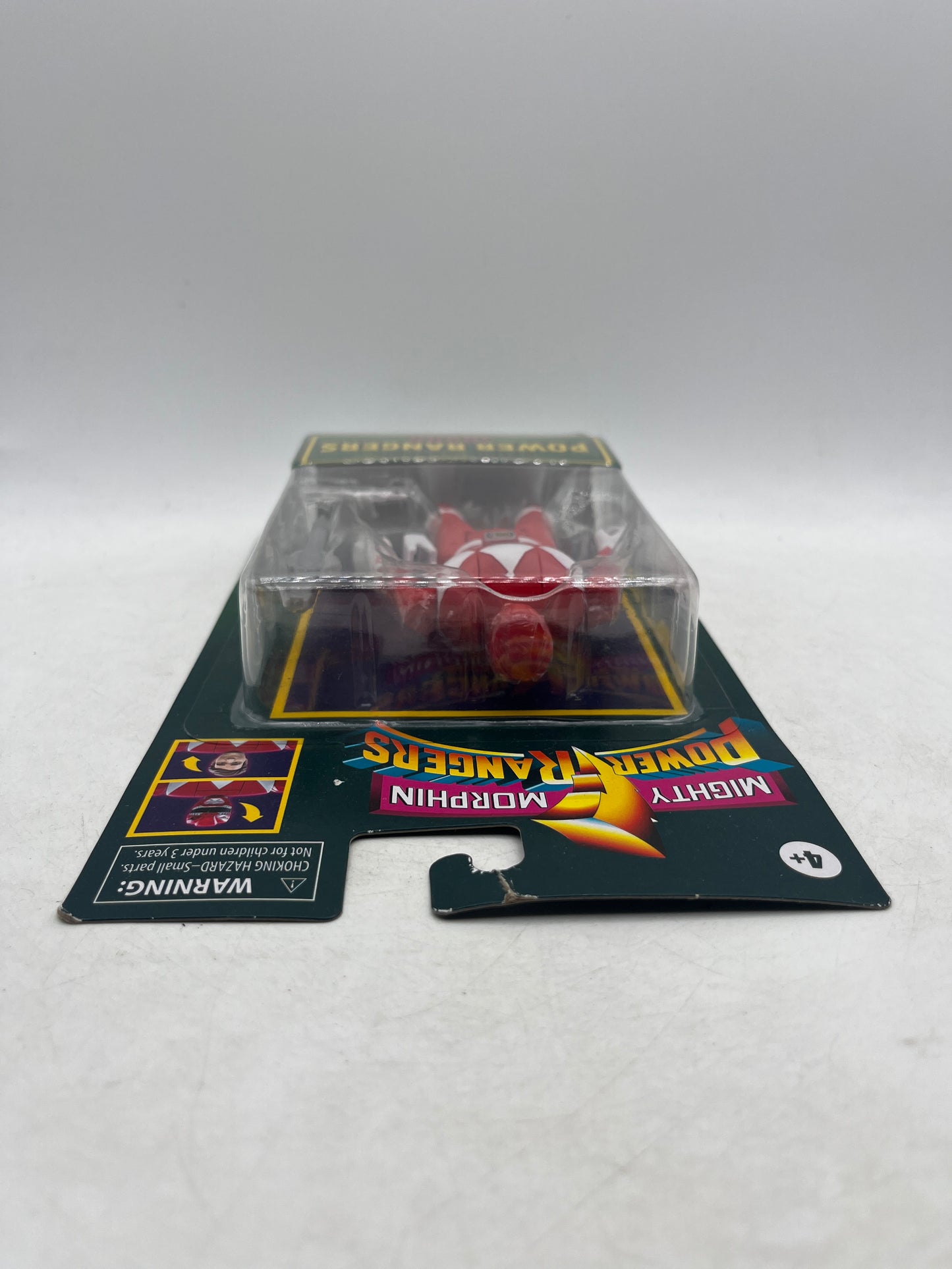 Mighty Morphin Power Rangers Retro Jason Red Ranger Figure New Flip Head