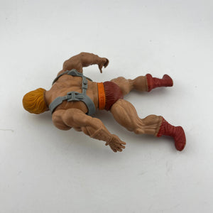 Vintage He-Man - Masters Of The Universe - Soft Head 1981 - Missing Shield FRENLY BRICKS - Open 7 Days