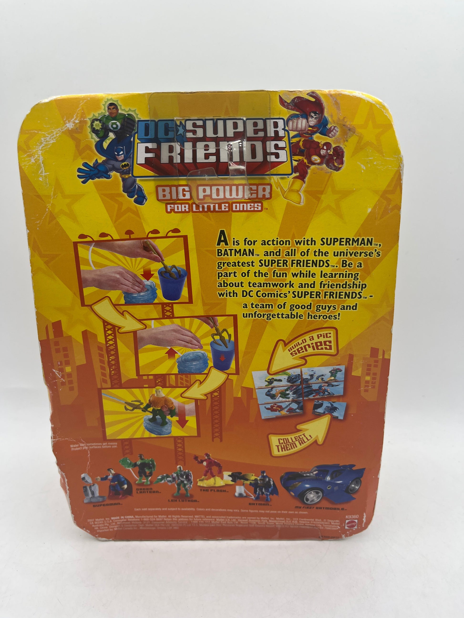 AQUAMAN WATER SHOOTING TRIDENT 6" Big Figure DC SUPER FRIENDS Heroes FRENLY BRICKS - Open 7 Days