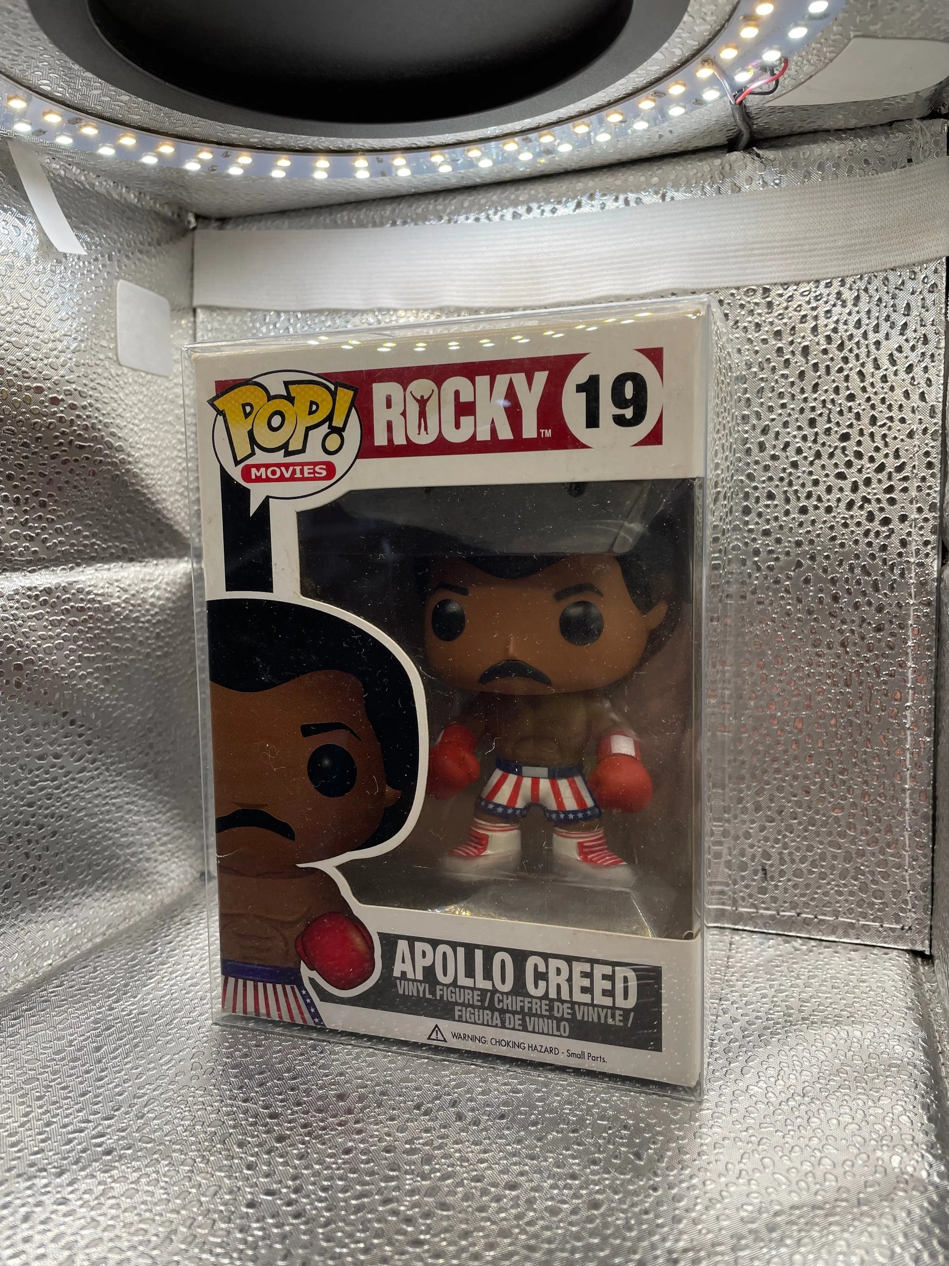 Funko Pop Movies - Rocky - Apollo Creed #19 - Vaulted Rare 2012 - In Pop Protector FRENLY BRICKS - Open 7 Days