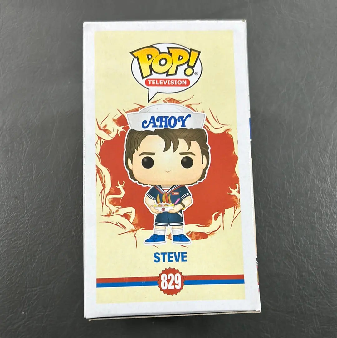 Funko Pop! Television Stranger Things Steve Ahoy #829 Special Edition FRENLY BRICKS - Open 7 Days