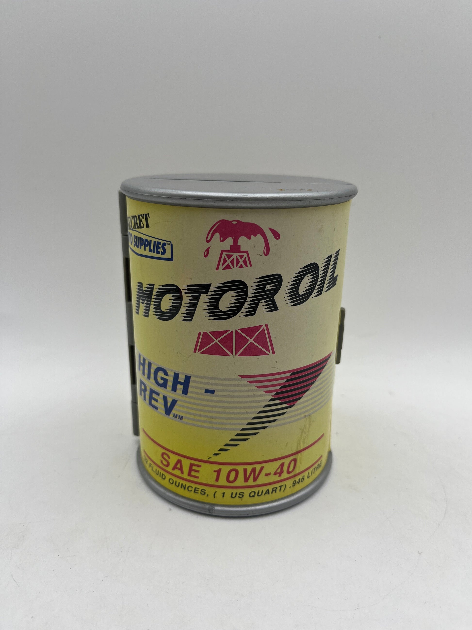 Vtg 1989 Galoob Micro Machines Secret Auto Supplies Motor Oil Can Playset FRENLY BRICKS - Open 7 Days