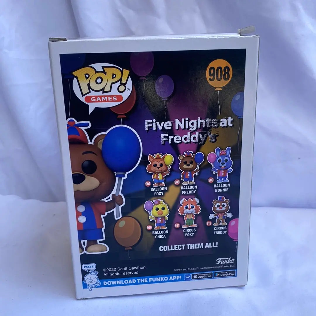 Funko POP! Balloon Freddy #908 - FNAF - Games - FRENLY BRICKS - Open 7 Days