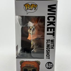 Funko POP! Star Wars - Wicket With Slingshot #631 - 2021 Summer Limited Edition FRENLY BRICKS - Open 7 Days