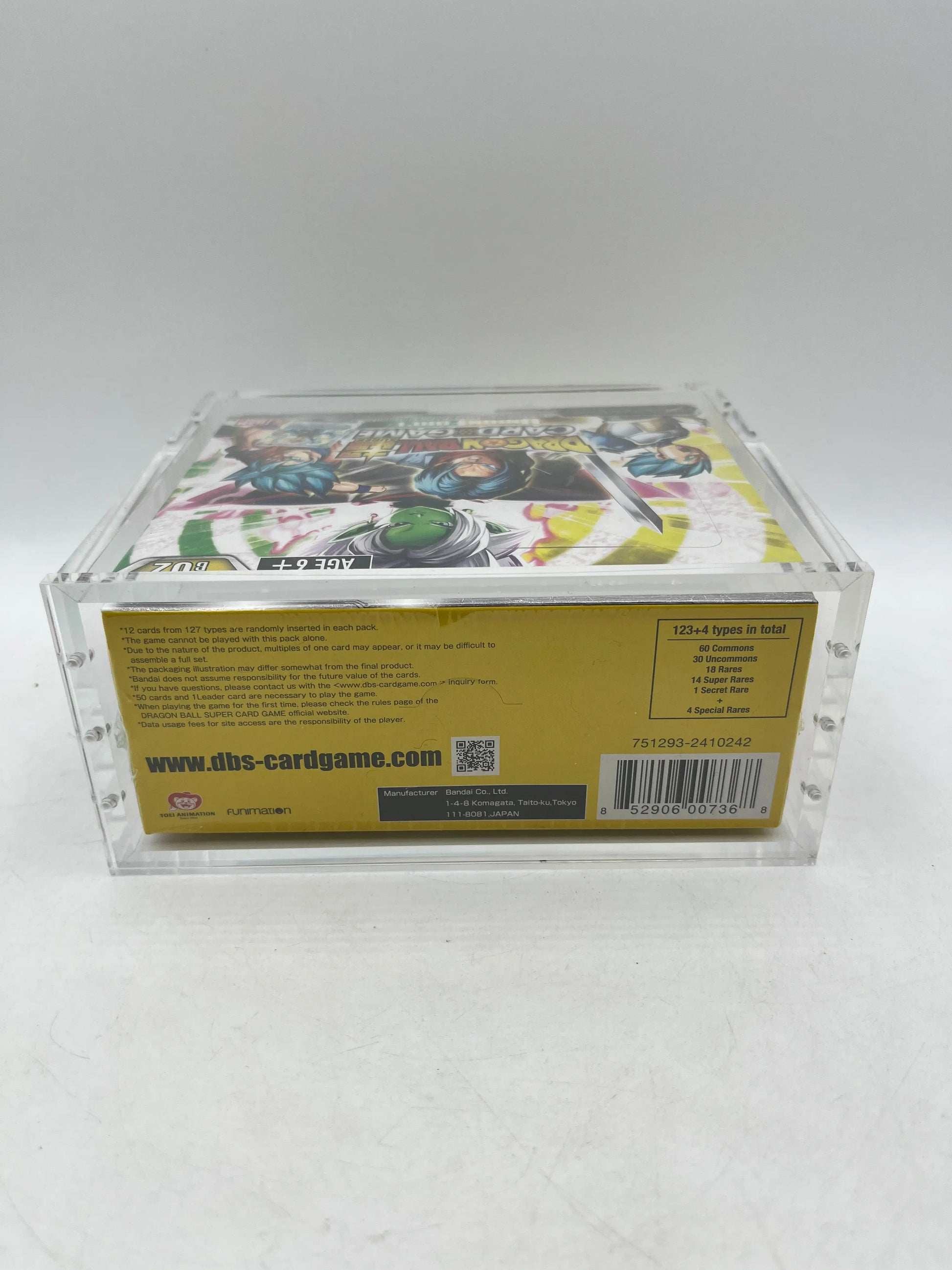 Dragon Ball Super - Union Force Booster Box B02 - Factory Sealed With Acrylic FRENLY BRICKS - Open 7 Days