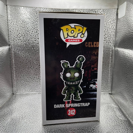 Dark Springtrap Pop 242 - Five Nights at Freddy's Funko Pop! 2016 -Vaulted FRENLY BRICKS - Open 7 Days