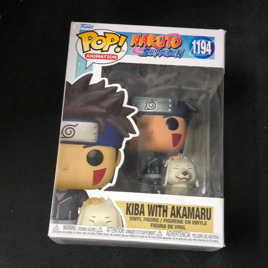 Funko Pop! Vinyl: Naruto Shippuden - Kiba With Akamaru #1194 FRENLY BRICKS - Open 7 Days