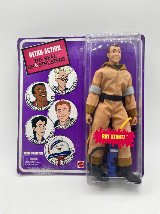 Retro- Action The Real Ghostbusters - Ray Stantz - Mattel - Sealed FRENLY BRICKS - Open 7 Days