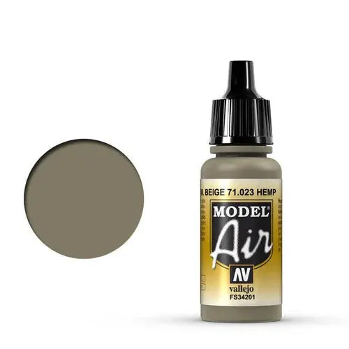 Vallejo Model Air 18ml - 71.023 Hemp FRENLY BRICKS - Open 7 Days
