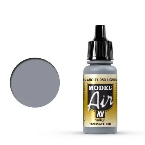 Vallejo Model Air 18ml - 71.050 Light Gray FRENLY BRICKS - Open 7 Days