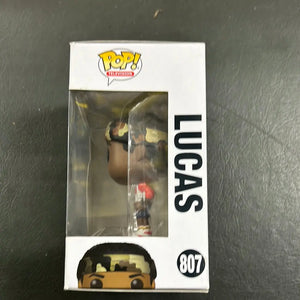 Stranger Things Lucas Pop! Vinyl Figure #807 FRENLY BRICKS - Open 7 Days