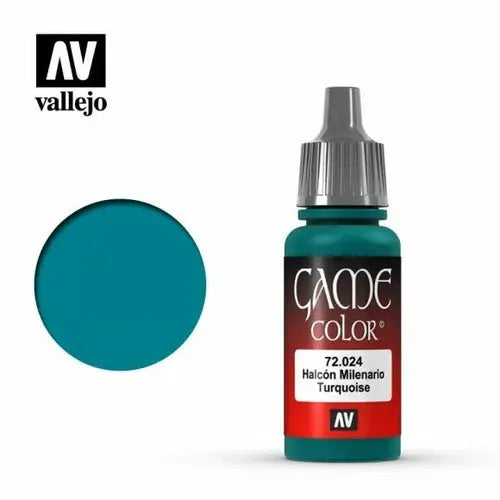 Vallejo Game Colour Acrylic Paint 17ml - 72.024 Turquoise FRENLY BRICKS - Open 7 Days