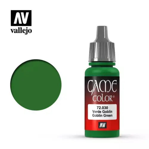 Vallejo Game Colour Acrylic Paint 17ml - 72.030 Goblin Green FRENLY BRICKS - Open 7 Days