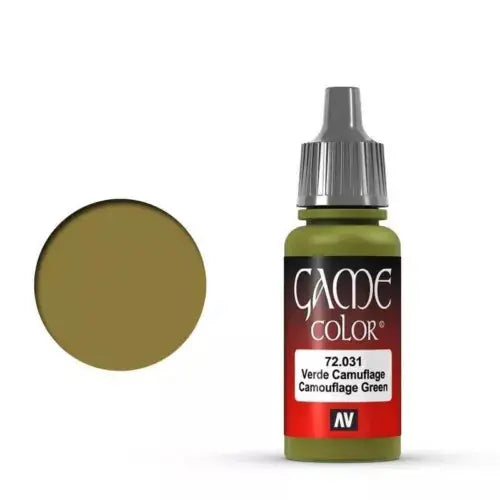 Vallejo Game Colour Acrylic Paint 17ml - 72.031 Camoflage Green FRENLY BRICKS - Open 7 Days