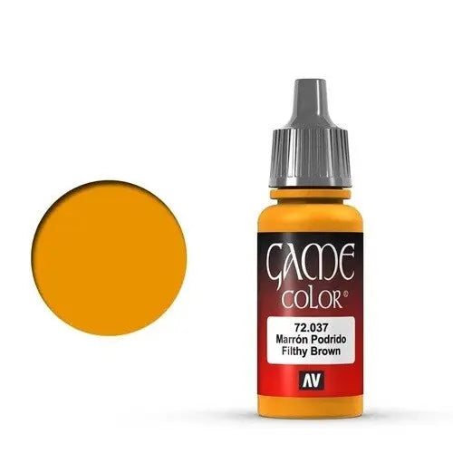 Vallejo Game Colour Acrylic Paint 17ml - 72.037 Filthy Brown FRENLY BRICKS - Open 7 Days