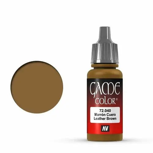 Vallejo Game Colour Acrylic Paint 17ml - 72.040 Leather Brown FRENLY BRICKS - Open 7 Days