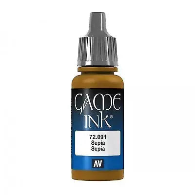 Vallejo Game Colour Fantasy Game Ink 17ml - 72.091 Sepia FRENLY BRICKS - Open 7 Days