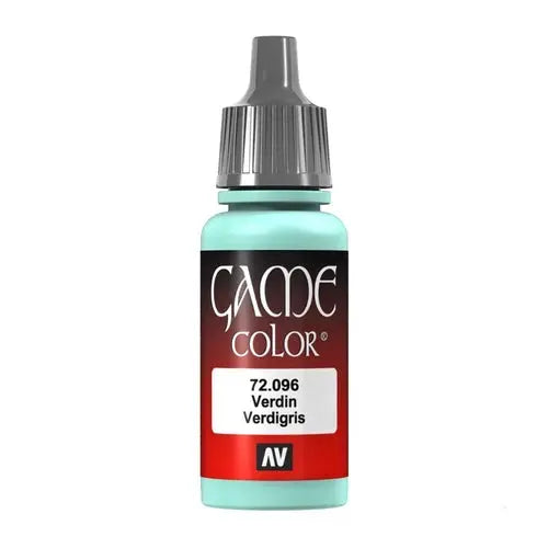 Vallejo Game Colour Acrylic Paint 17ml - 72.096 Verdigris FRENLY BRICKS - Open 7 Days