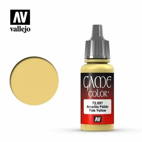 Vallejo Game Colour Acrylic Paint 17ml - 72.097 Pale Yellow FRENLY BRICKS - Open 7 Days