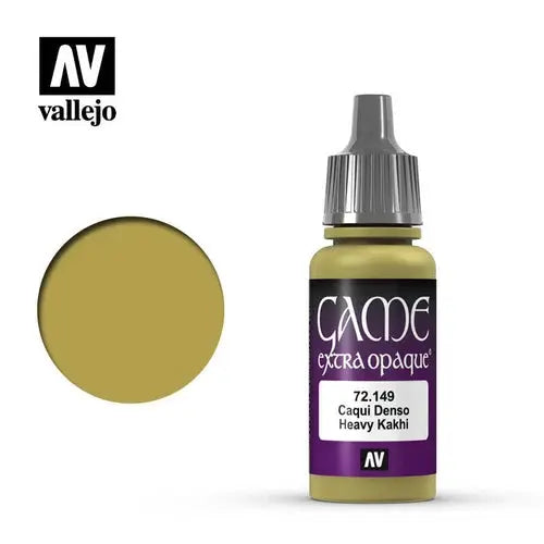 Vallejo Game Colour Fantasy Extra Opaque 17ml - 72.149 Heavy Khaki FRENLY BRICKS - Open 7 Days
