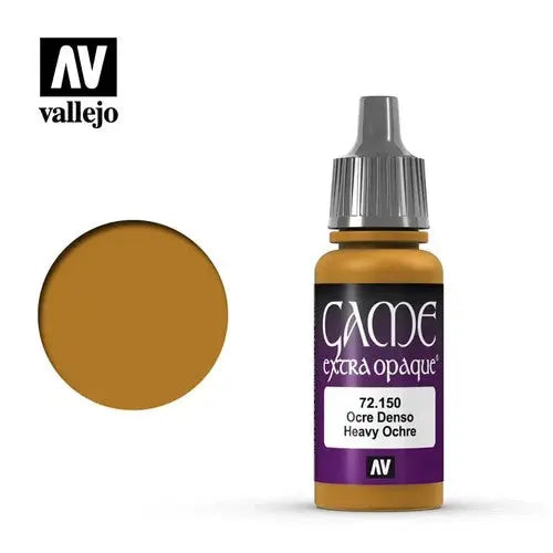 Vallejo Game Colour Fantasy Extra Opaque 17ml - 72.150 Heavy Ochre FRENLY BRICKS - Open 7 Days