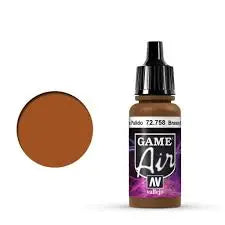 Vallejo Fantasy Colours Game Air 17ml - 72.758 Brassy Brass FRENLY BRICKS - Open 7 Days