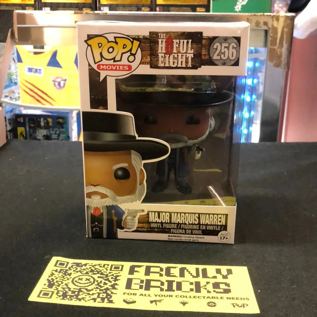 Funko Pop! Movies Hateful Eight #256 MAJOR MARQUIS WARREN Vinyl Figure FRENLY BRICKS - Open 7 Days