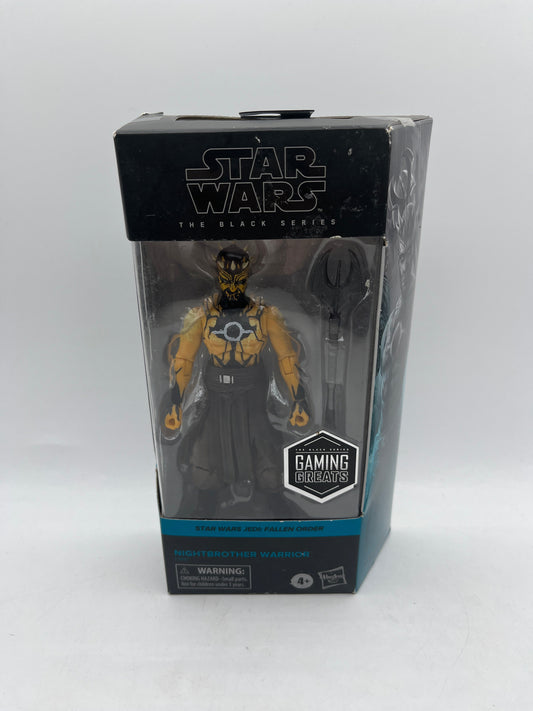 Star Wars Nightbrother Warrior 6" Action Figure 2021 Black Jedi Fallen Order FRENLY BRICKS - Open 7 Days