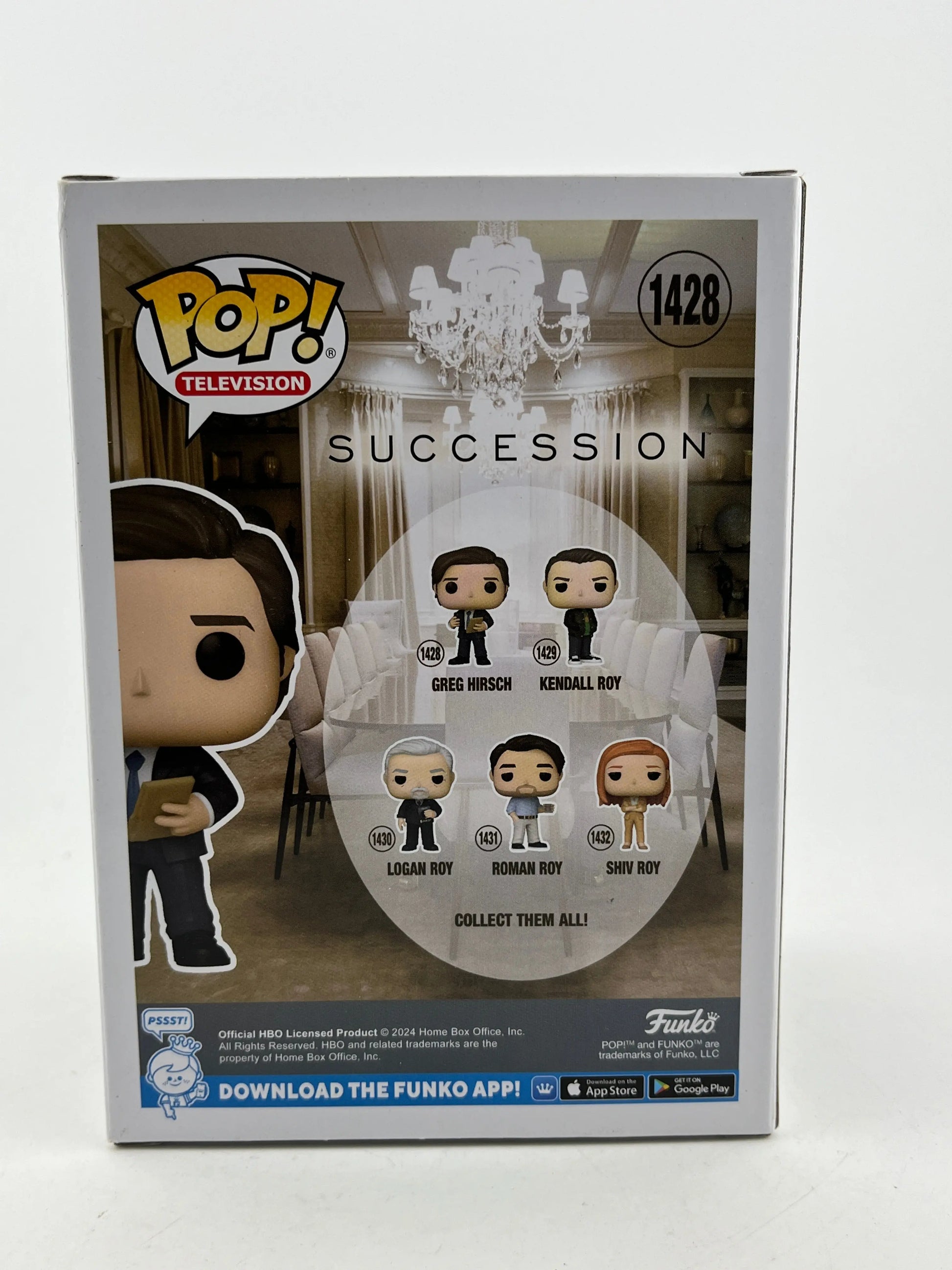 Funko POP! Television Succession - Greg Hirsch #1428 - Vinyl Collectable FRENLY BRICKS - Open 7 Days