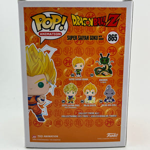 Funko POP! Animation Dragon Ball Z - Super Saiyan Goku With Energy #865 - Glow Chase FRENLY BRICKS - Open 7 Days