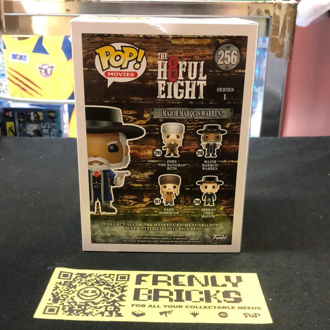 Funko Pop! Movies Hateful Eight #256 MAJOR MARQUIS WARREN Vinyl Figure FRENLY BRICKS - Open 7 Days