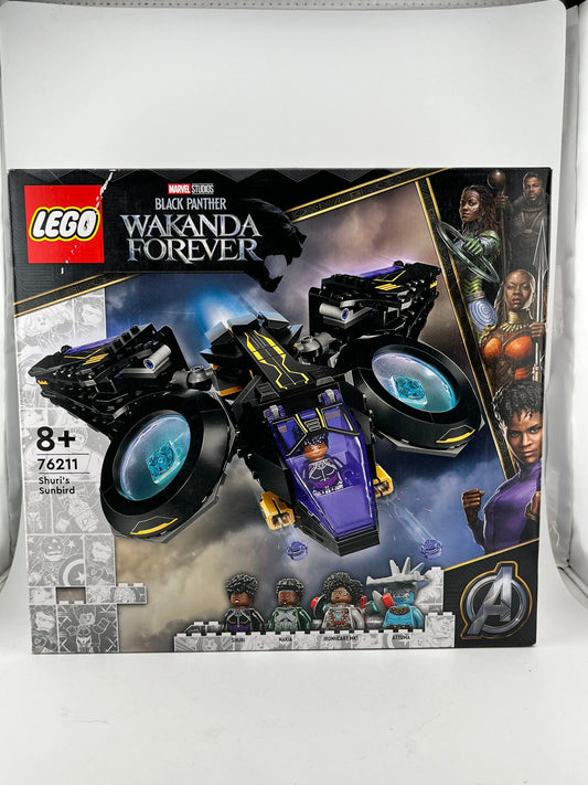 Lego Marvel - Black Panther Wakanda Forever Shuri’s Sunbird 76211 - Sealed FRENLY BRICKS - Open 7 Days