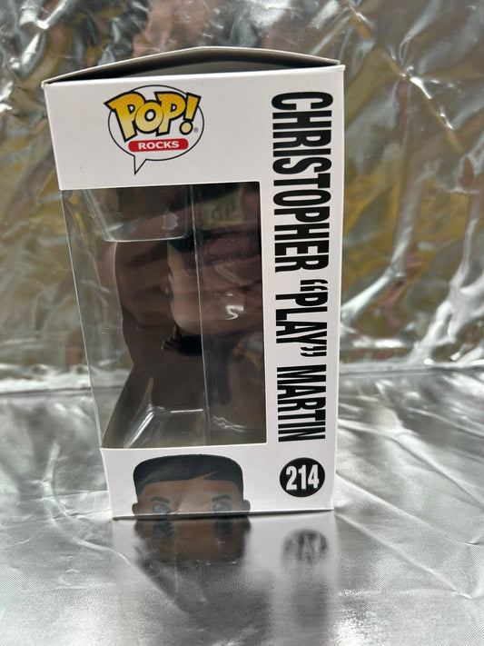 Funko Pop Vinyl #214 Christopher “play”Martin FRENLY BRICKS - Open 7 Days