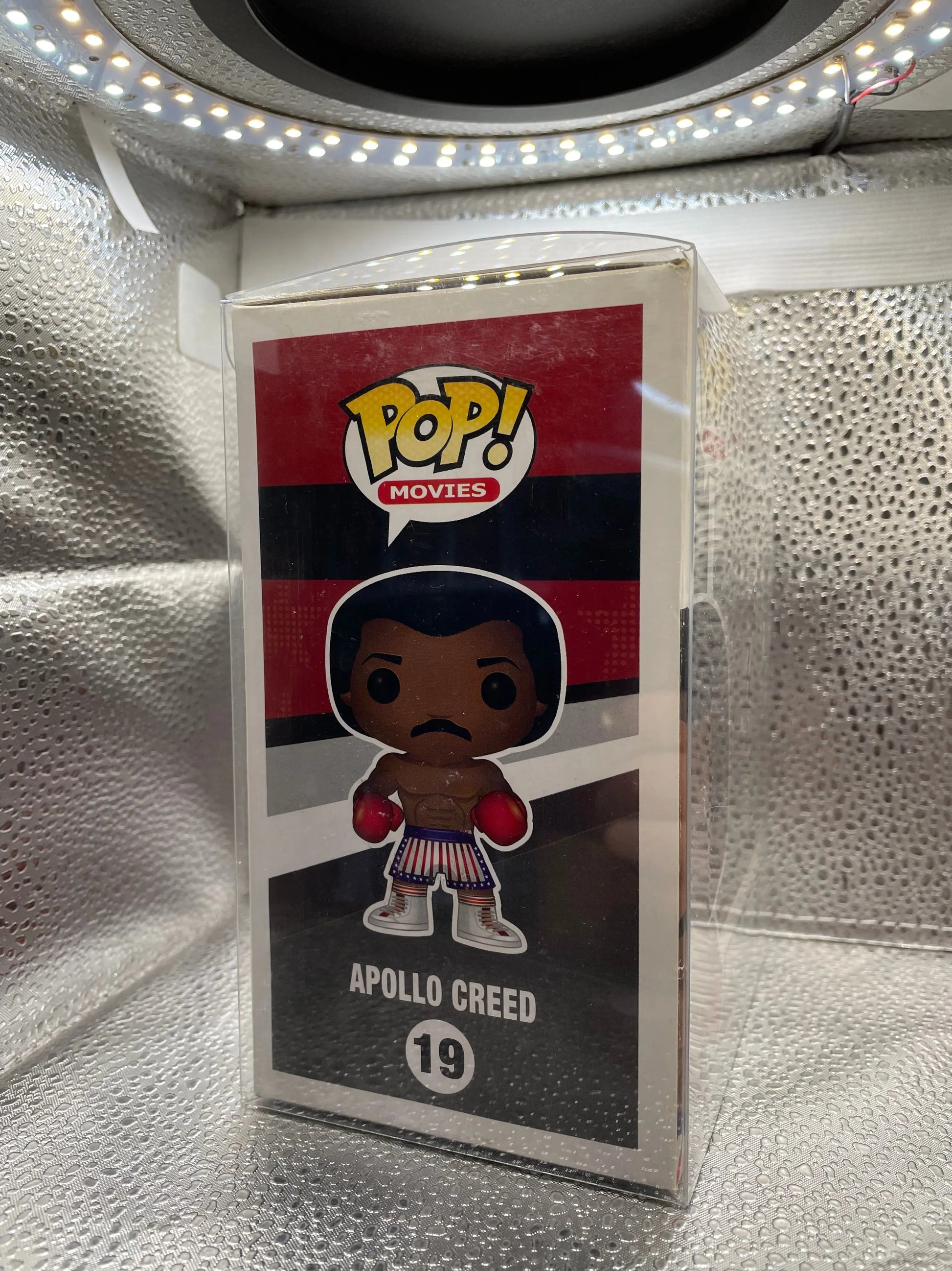 Funko Pop Movies - Rocky - Apollo Creed #19 - Vaulted Rare 2012 - In Pop Protector FRENLY BRICKS - Open 7 Days