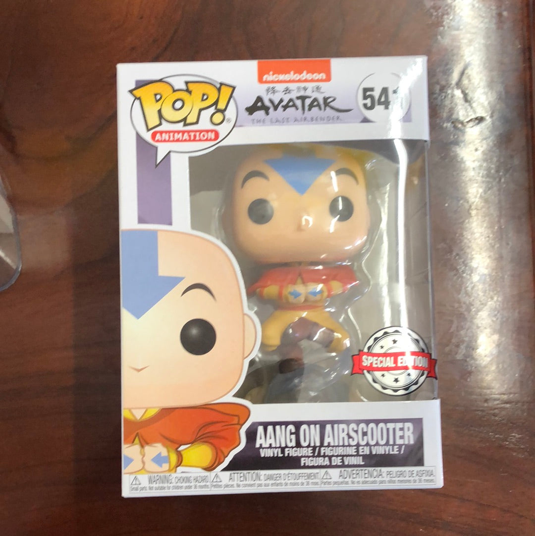 Funko Avatar The Last Airbender Aang on Airscooter Pop #541 FRENLY BRICKS - Open 7 Days