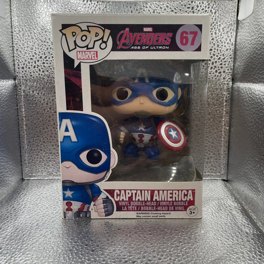 Funko Pop! Vinyl: Marvel - Captain America #67 Age of Ultron Faded Box FRENLY BRICKS - Open 7 Days