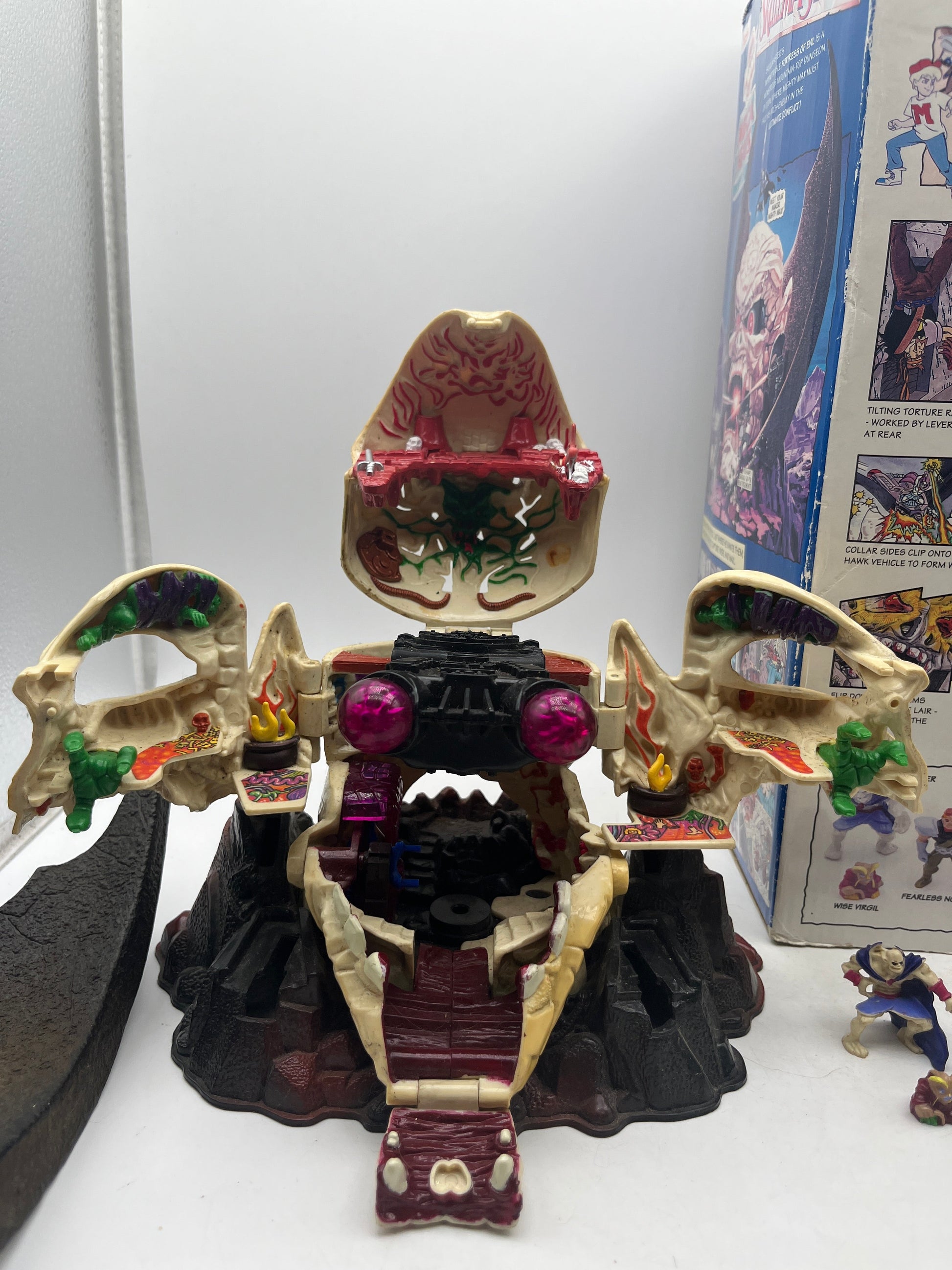 Mighty Max Skullmaster Mega Heads Playset with Figures Bundle FRENLY BRICKS - Open 7 Days
