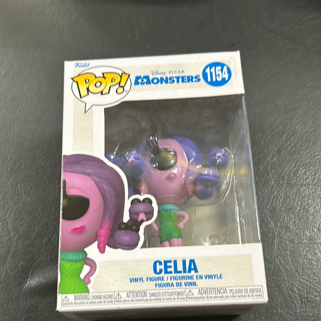 Monsters Inc. Celia Pop! Vinyl #1154 FRENLY BRICKS - Open 7 Days