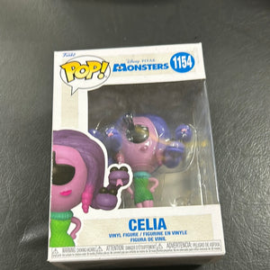 Monsters Inc. Celia Pop! Vinyl #1154 FRENLY BRICKS - Open 7 Days