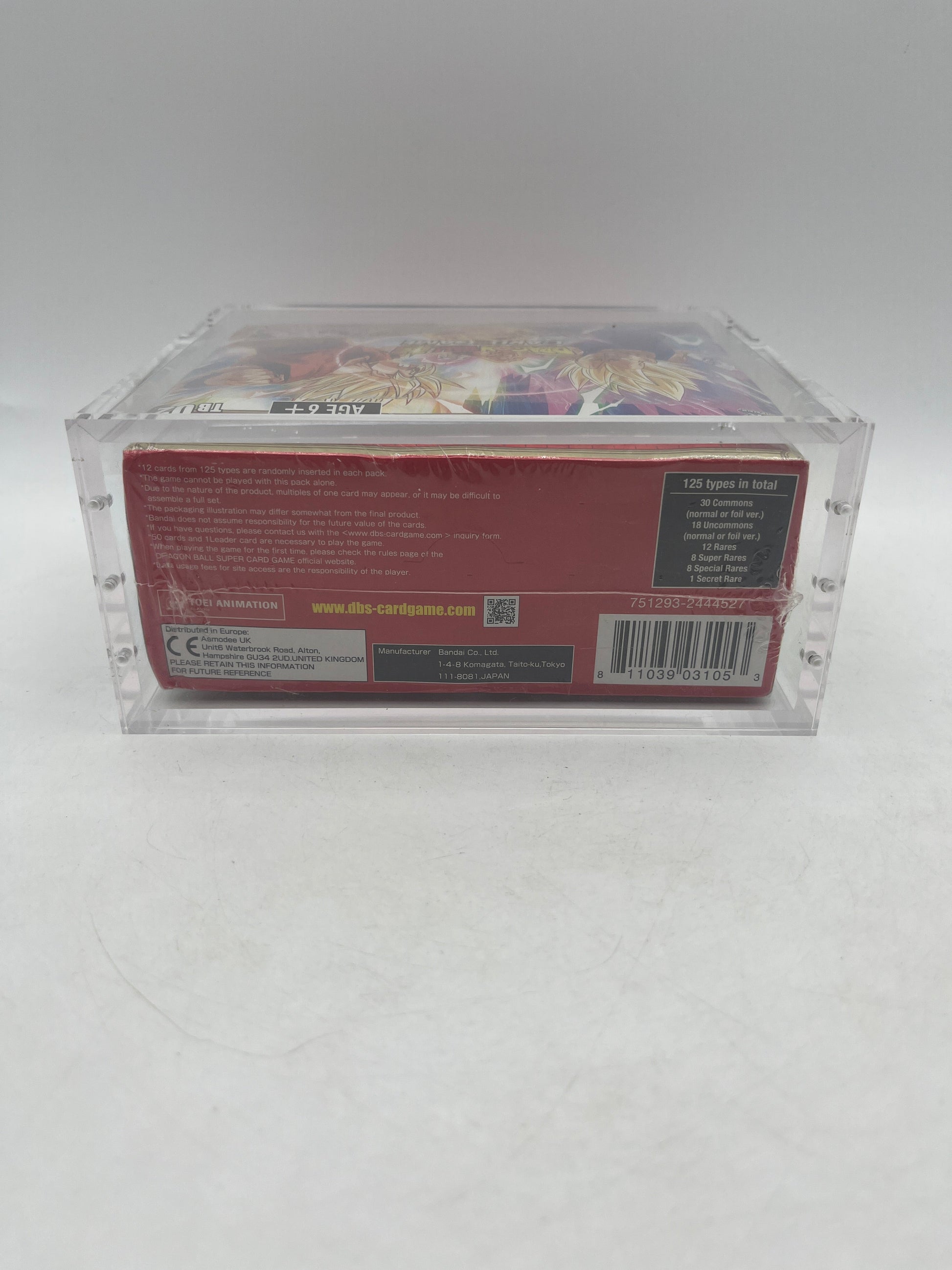 Dragon Ball Super Masters World Martial Arts Tournament Booster Box TB-02 FRENLY BRICKS - Open 7 Days