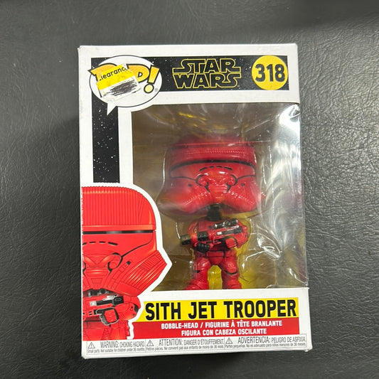 Funko Pop! - Star Wars - Sith Jet Trooper #318 FRENLY BRICKS - Open 7 Days