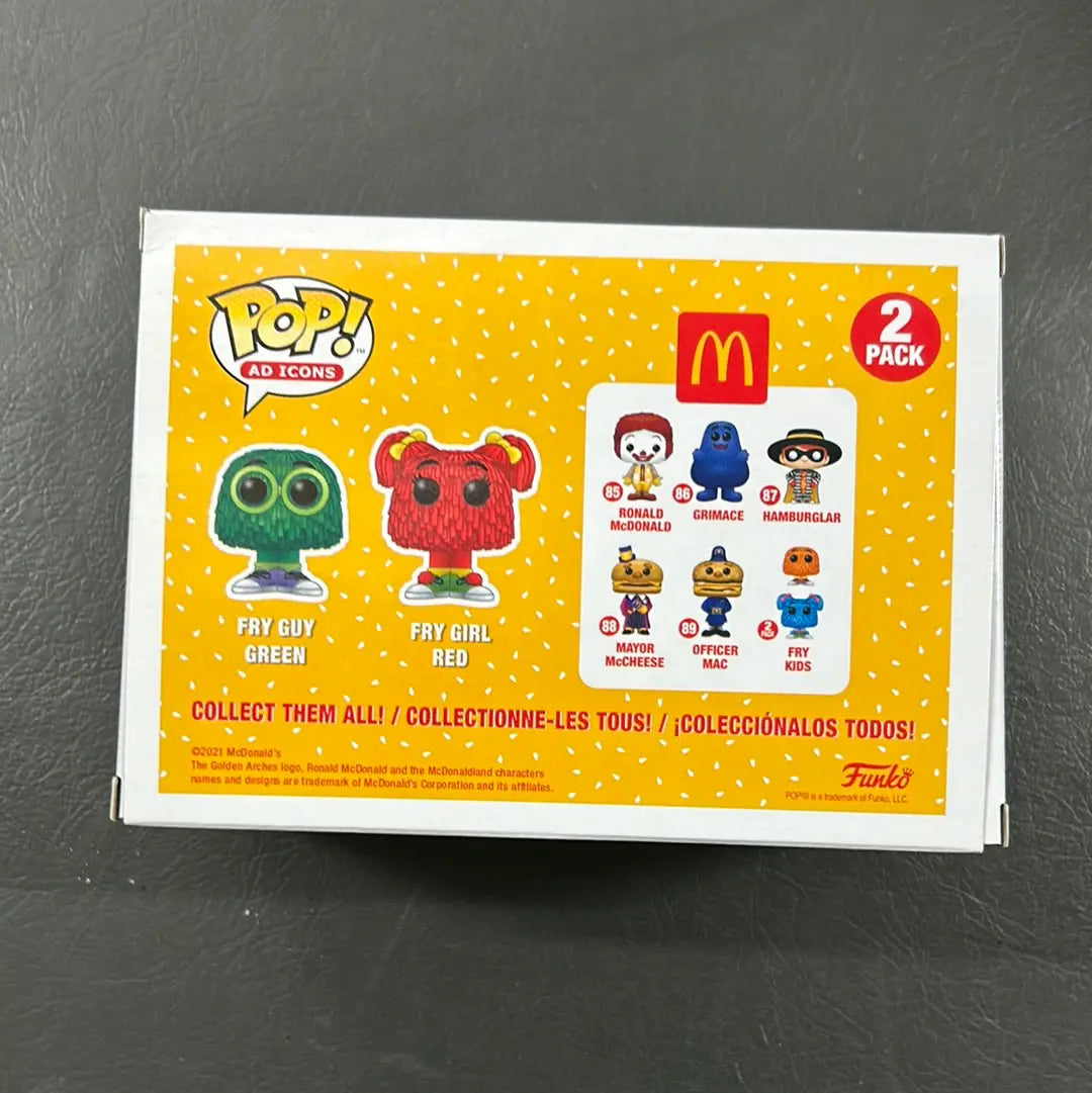 FUNKO POP! VINYL - AD ICONS - MCDONALDS - FRY KIDS #2 PACK - FUNKO LIMITED EDITION FRENLY BRICKS - Open 7 Days