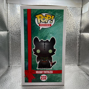 FUNKO POP MOVIES DRAGONS #232 HOLIDAY TOOTHLESS VAULTED VINYL FIGURE FRENLY BRICKS - Open 7 Days