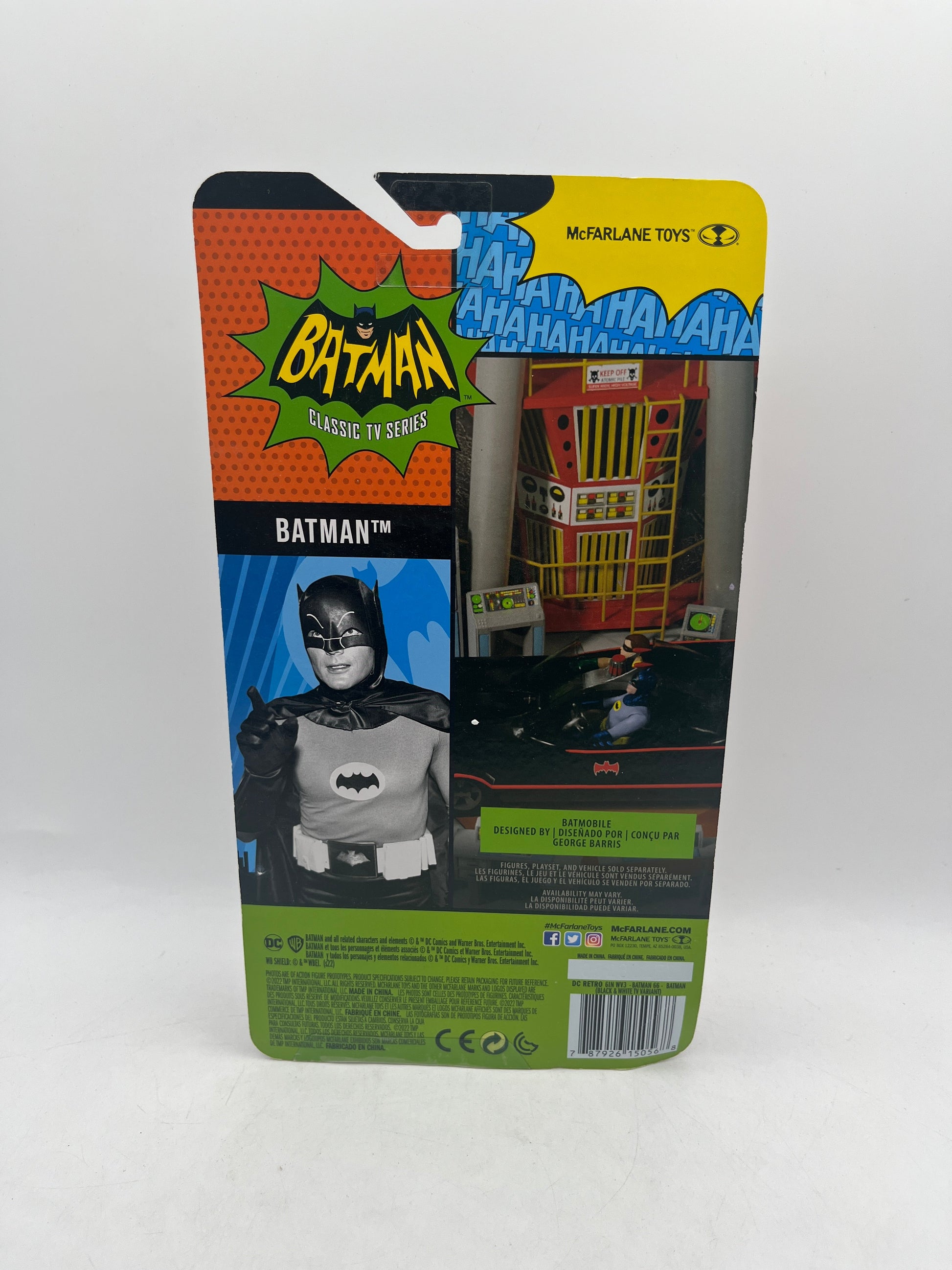 McFarlane Toys DC Retro Batman Black & White Classic TV Series FRENLY BRICKS - Open 7 Days