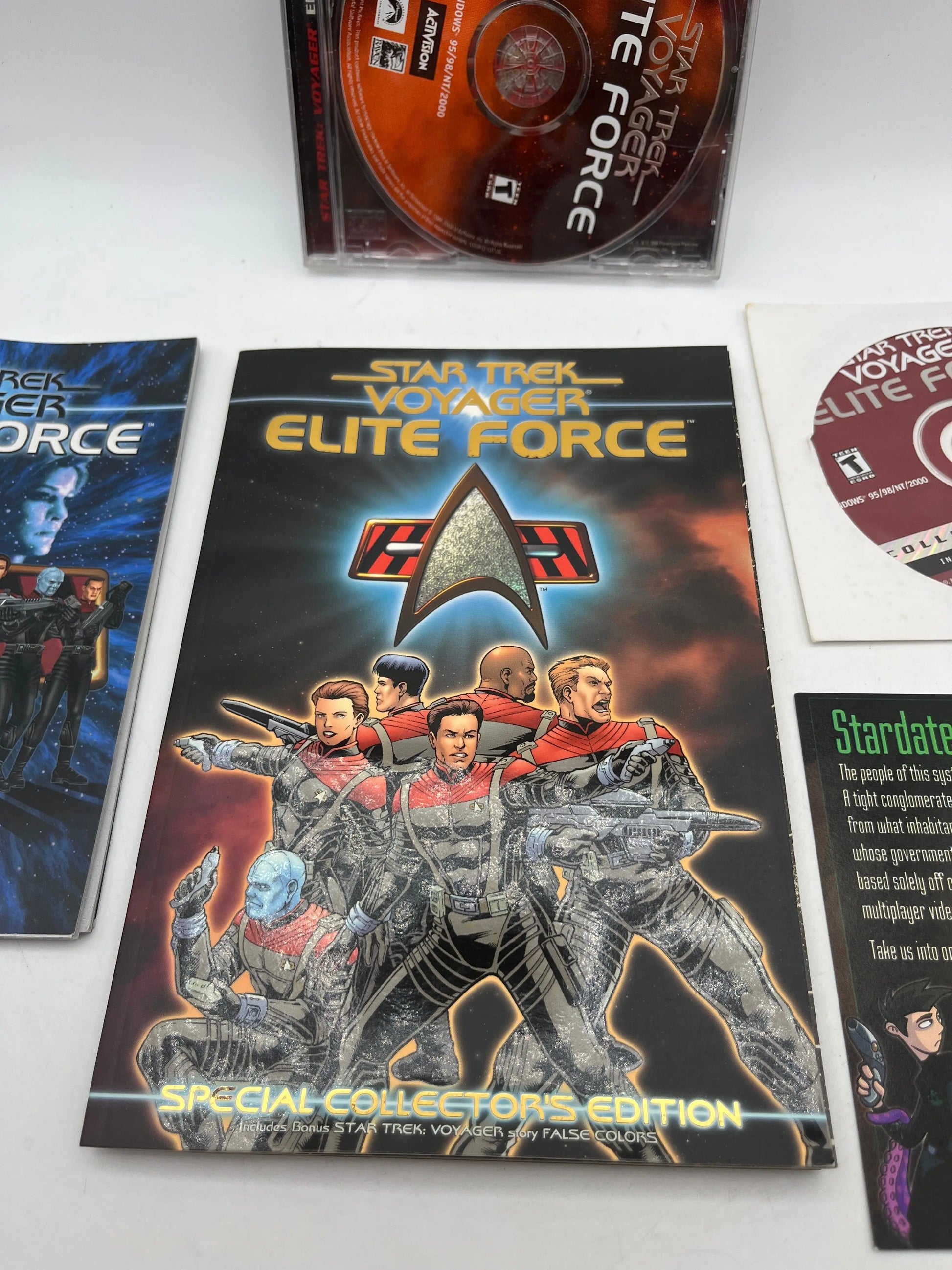 Star Trek Voyager Elite Force Collector's Edition (PC, 2000) - Activision Raven FRENLY BRICKS - Open 7 Days