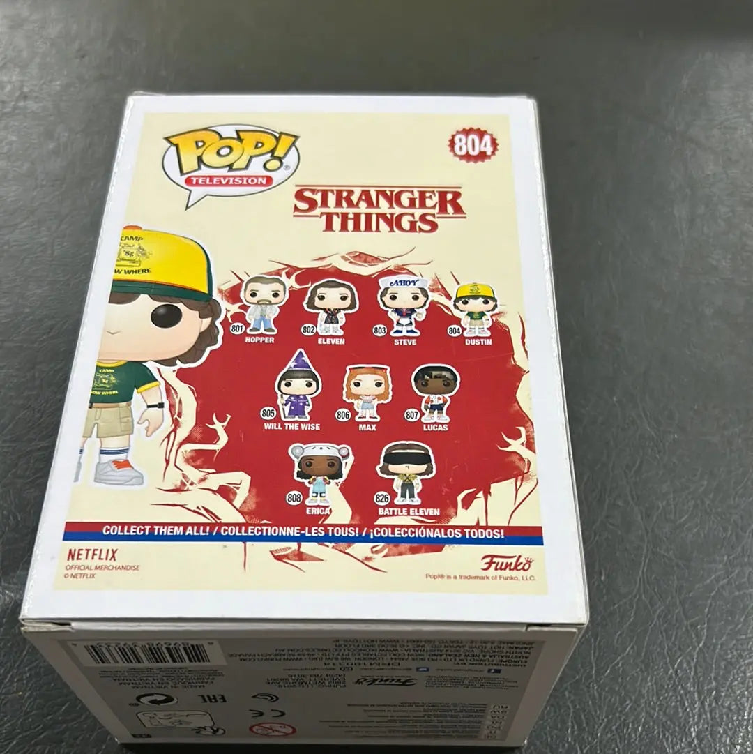 Stranger Things Funko Pop Vinyl Dustin #804 Special Edition FRENLY BRICKS - Open 7 Days