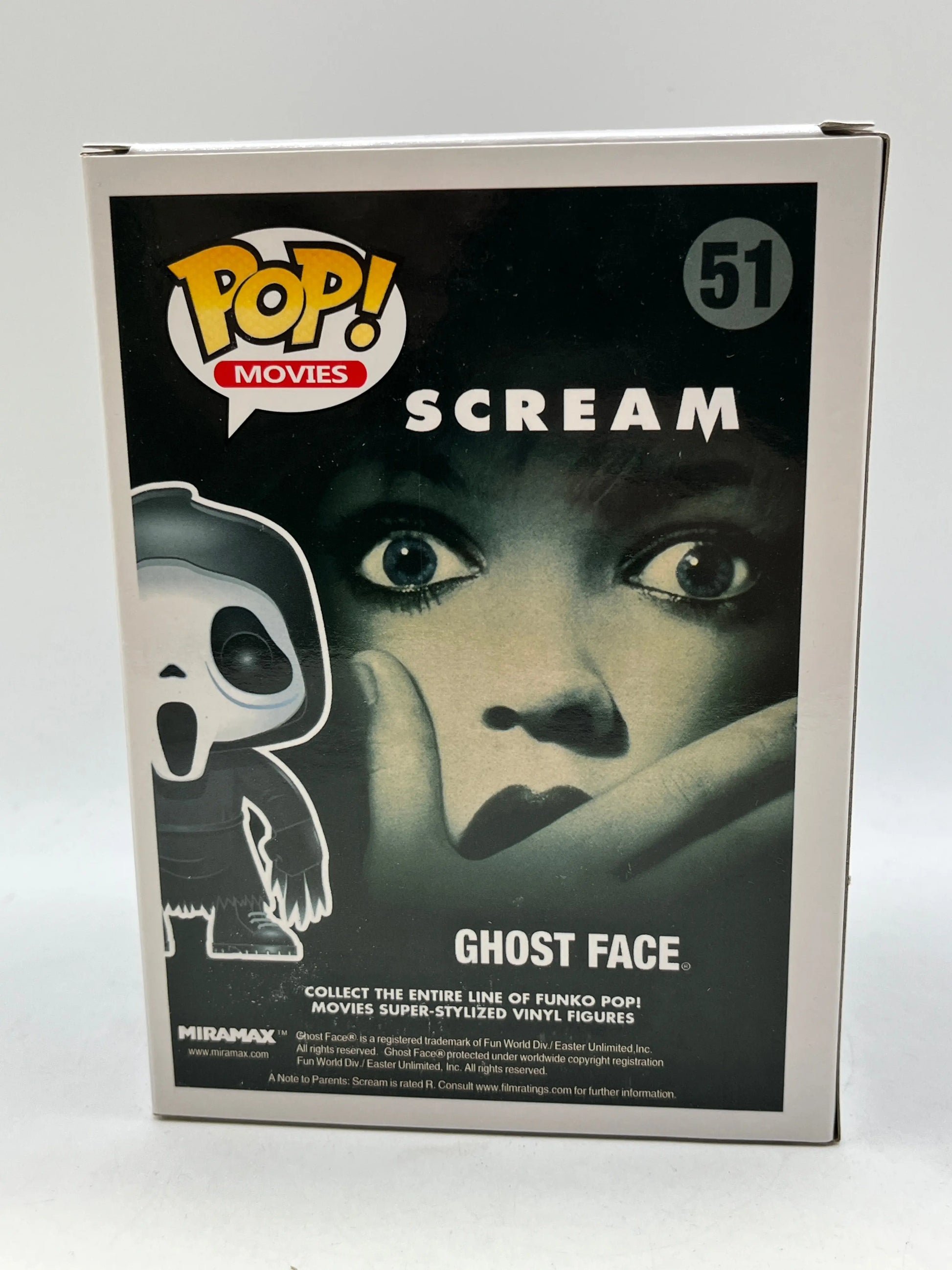Funko POP! Movies Scream - Ghost Face #51 - Rare Vinyl Collectable FRENLY BRICKS - Open 7 Days