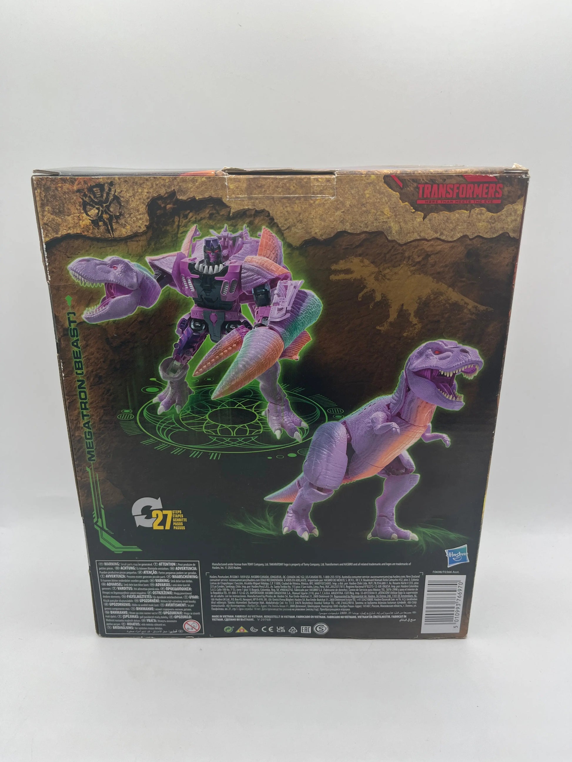 Hasbro Transformers WFC Kingdom Megatron Beast 7.5 in Action figure FRENLY BRICKS - Open 7 Days