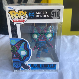 Funko POP! Blue Beetle #410 FRENLY BRICKS - Open 7 Days